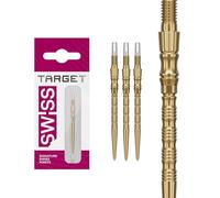 Target Darts Signature Swiss Point TRB | Lot de 3 Eembouts | 35MM - Or | Changement Fléchettes Pointes, Swiss Point Technologie, Professionnels Fléchettes Accessoires