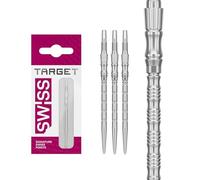Target Darts Signature Swiss Point TRB | Lot de 3 Eembouts | 42MM - Argent | Changement Fléchettes Pointes, Swiss Point Technologie, Professionnels Fléchettes Accessoires