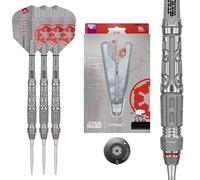 Target Darts Star Wars AT-AT 90% Tungstène Pointe en Acier Fléchettes, 23G/24G/25G | Argent Swiss Storm Points, Pro Grip Arbres, N° 6 Pro Ultra Ailettes et Swiss Point Outil