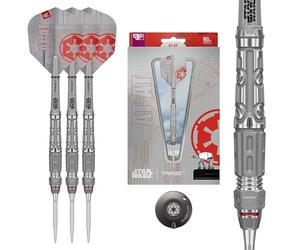 Target Darts Star Wars AT-AT 90% Tungstène Pointe en Acier Fléchettes, 24G | Argent Swiss Storm Points, Pro Grip Arbres, N° 6 Pro Ultra Ailettes et Swiss Point Outil