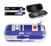 Target Darts Star Wars R2-D2 BOA Portefeuille | Étui à Fléchettes Haut de Gamme R2D2 avec Motif Droïde, Rangement pour Pointes Swiss Point, Coque Extérieure Rigide et Support Organisé pour Accessoires