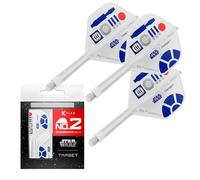 Target Darts Star Wars R2-D2 K Flex Ailettes et Tiges de Fléchettes Intégrées | R-D2 Lot de 3 K-Flex, N° 2 | Disney K-Flex Accessoires, Intermédiaire (26mm)