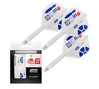 Target Darts Star Wars R2-D2 K Flex Ailettes et Tiges de Fléchettes Intégrées | R2D2 Lot de 3 K-Flex, N° 6 | Disney K-Flex Accessoires, Intermédiaire (26mm)