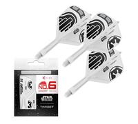 Target Darts Star Wars Storm Trooper K Flex Ailettes et Tiges de Fléchettes Intégrées | Stormtrooper Lot de 3 K-Flex, N° 6 | Accessoires Disney K-Flex, Court (19mm)
