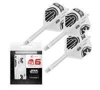 Target Darts Star Wars Storm Trooper K Flex Ailettes et Tiges de Fléchettes Intégrées | Stormtrooper Lot de 3 K-Flex, N° 6 | Accessoires Disney K-Flex, Intermédiaire (26mm)