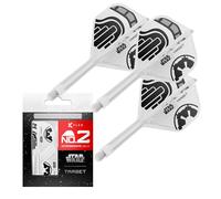 Target Darts Star Wars Storm Trooper K Flex Ailettes et Tiges de Fléchettes Intégrées | Stormtrooper Lot de 3 K-Flex, N° 2 | Accessoires Disney K-Flex, Intermédiaire (26mm)