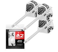Target Darts Star Wars Storm Trooper K Flex Ailettes et Tiges de Fléchettes Intégrées | Stormtrooper Lot de 3 K-Flex, N° 2 | Accessoires Disney K-Flex, Moyen (33mm)