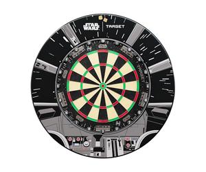 Target Darts Star Wars TOR Cible de Fléchettes & Surround Ensemble | Cible de Fléchettes à Pointe en Acier, Norme de Compétition, Ensemble Complet pour la Maison, Design Disney Galaxy