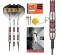 Target Darts Stephen Bunting 95K Jeu de Fléchettes à Pointe Souple, 19G | Kflex Vols et Arbres, Le Bullet Player Edition 95% de Fléchettes en Tungstène, Pointe Nano Swiss Steel, Conversion des Points