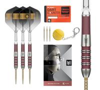 Target Darts Stephen Bunting 95K Swiss Point Jeu de Fléchettes à Pointe en Acier, 18G/22G/23G | Kflex Vols et Arbres, Le Joueur Bullet Edition 95% Fléchettes en Tungstène, Pièces de Rechange DX Points