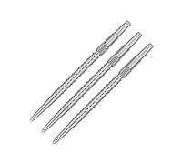 Target Darts Swiss Point Dart Points, Chrono (3 Packs de Pointes) 26MM/30MM/35MM/40MM - Or/Argent/Noir | Changer de fléchette Points, Swiss Storm Points, Accessoires de fléchettes Professionnels