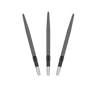 Target Darts Swiss Point SLK Luke Littler Pointes de Fléchettes (Lot de 3 Embouts) 30MM/35MM/42MM - Or/Argent/Noir | Texturées Rugueuses, Fléchettes de Rechange en Acier, Accessoires Professionnels