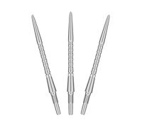 Target Darts Swiss Point Storm Dart Points, Surge (Paquet de 3 Embouts) 26MM/30MM/35MM - Or/Argent/Noir | Changer Les Pointes de fléchettes, Les Pointes Swiss Storm, Les Accessoires de fléchettes