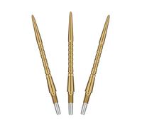 Target Darts Swiss Point Storm Dart Points, Surge (Paquet de 3 Embouts) 26MM/30MM/35MM - Or/Argent/Noir | Changer Les Pointes de fléchettes, Les Pointes Swiss Storm, Les Accessoires de fléchettes