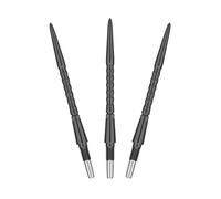 Target Darts Swiss Point Storm Dart Points, Surge (Paquet de 3 Embouts) 26MM/30MM/35MM - Or/Argent/Noir | Changer Les Pointes de fléchettes, Les Pointes Swiss Storm, Les Accessoires de fléchettes