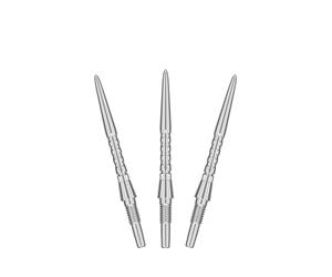Target Darts Swiss Point Storm Dart Points, Surge (Paquet de 3 Embouts) 26MM/30MM/35MM - Or/Argent/Noir | Changer Les Pointes de fléchettes, Les Pointes Swiss Storm, Les Accessoires de fléchettes