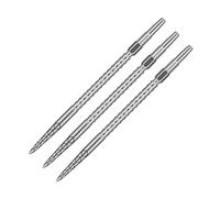 Target Darts Swiss Silver DS Diamond Surge 30mm Darts Points 30 mm Unisexe, Argenté