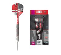Target Darts Sync Jeu de fléchettes à Pointe en Acier 80% tungstène Unisexe, Rouge, Argent et Noir, 22 g