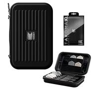 TARGET Darts Takoma XL Portefeuille pour fléchettes Noir - Étui pour 6 fléchettes, Support de Protection en EVA avec Double Fermeture éclair - Accessoires Professionnels pour fléchettes