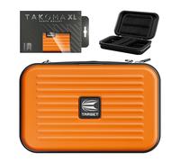 TARGET Darts Takoma XL Portefeuille pour fléchettes Orange - Étui pour 6 fléchettes, Support de Protection en EVA avec Double Fermeture éclair - Accessoires Professionnels pour fléchettes