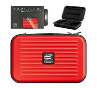 TARGET Darts Takoma XL Portefeuille pour fléchettes Rouge - Étui pour 6 fléchettes, Support de Protection en EVA avec Double Fermeture éclair - Accessoires Professionnels pour fléchettes