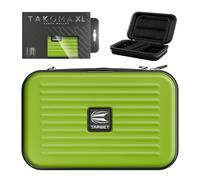 TARGET Darts Takoma XL Portefeuille pour fléchettes Vert - Étui pour 6 fléchettes, Support de Protection en EVA avec Double Fermeture éclair - Accessoires Professionnels pour fléchettes