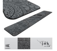 Target Darts Tapis de fléchettes - Champions du Monde/Encre/Mod | Tapis de fléchettes avec Pointe Souple et Pointe en Acier - Distances de Ligne de Jet | Tapis antidérapant pour la Protection du Sol