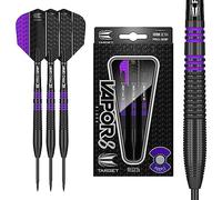 Target Darts Vapor 8 Black Purple 21G Steel Tip Darts Set Fléchettes Mixte, Violet, 21 g