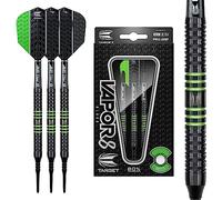Target Darts Vapor 8 Jeu de fléchettes à Embout Souple Noir/Vert, Fléchettes à Pointe Souple, 100446, Vert, 18 g