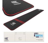 TARGET Rouge Darts Tapis de fléchettes Champion du Monde - Bordure Unisexe, Standard