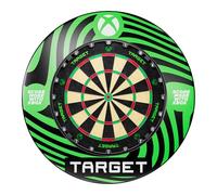 Target Darts Xbox Dartboard Bundle Set | Cible de fléchettes Tor à Pointe en Acier, Anneau de Protection pour Cible de Fléchettes, Installation à Domicile Avec Kit de Fixation Murale, Numéroté Rotatif
