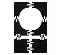 Target Edge - Target Edge Protection Pare-Chocs Target Board | Excellente Alternative aux Panneaux de Liège de Bureau Carreaux Muraux Autocollants, Sûr, Amovible, N'endommage Pas de Mur