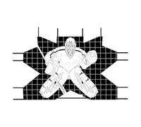 Target for Hockey Street - Résistant aux Larmes Oxford en Tissu Net | Easy Installe Trainer de Pratique avec Coutures renforcées, instructeur de tir pour objectifs