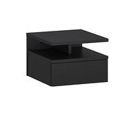 Target Home Table de chevet à suspendre, avec tiroir et étagères, 32 x 35 x 23 cm, noire