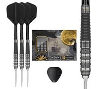 Target Japan Black Marque Armageddon G2 90% Tungsten K-Flex Swiss Point Pointe Ensemble de fléchettes à Pointe d'acier, 24G | Vol de fléchettes KFlex, Nano-Pointes suisses, Pointes de fléchettes