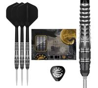 Target Japan Black Marque Blaze Pointe en Acier Fléchettes avec Kflex, 25G | 90% Tungstène Fléchette Set, K-Flex Ailettes et Arbres N° 2, Swiss Nano Point Tips, Kho Jun