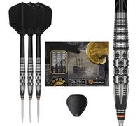 Target Japan Black Marque Dancing Duck G4 90% Tungstène K-Flex Swiss Point Pointe en Acier Fléchettes Set, 24G | Yuya Higuchi Fléchette Vol, Swiss Nano Points, K Flex N° 6 Volants et Tiges