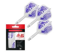 Target Japan K-Flex Solo Keita ONO No.6 KFlex Fléchettes Vols et Tiges | Pack de 3 Accessoires K Flex Player Edition | Flèches de fléchettes K Flex, Courtes (19 mm)