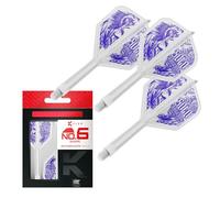 Target Japan K-Flex Solo Keita ONO No.6 KFlex Fléchettes Vols et Tiges | Pack de 3 Accessoires K Flex Player Edition | Flèches de fléchettes K Flex, Intermédiaire (26 mm)