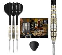 Target Japan Prime Series Hot Shot G1 90% Tungstène K-Flex Swiss Point Jeu de fléchettes à Pointe d'acier, 20G | Harith Lim KFlex Dart Flight, Pointes de feu suisses, Pointes de fléchettes en Acier
