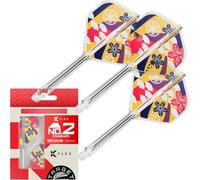 Target Japan Prime Series Zenith K Flex Fléchette Ailettes et Arbres Système, N° 2 (Moyen, 33mm) | Lot de 3 Kflex Tout-en-Un Ailette, Ching Ho Tung Accessoires | K-Flex Fléchettes