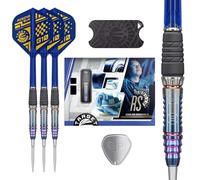 Target Japan Rising Sun G10 Pointe en Acier Fléchettes avec Kflex 25G | 95% Tungstène Fléchettes Set, K-Flex Vols et Arbres N° 2, Storm Nano Swiss Point Conseils, Haruki Muramatsu Gen 10