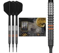 Target Japon Black Marque Morpheus G2 90 % tungstène K-Flex Chipder Soft Chipder, 19G | Embouts pixel noirs 2BA, ailettes et tiges K-Flex noir n°6 (forme) (noir Mark Morpheus 2.0)