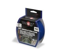TARGET - Ruban de signalisation adhésif | Pour marquage de sols et objets, avertissement de sécurité (BLEU, 33 M X 50 mm)