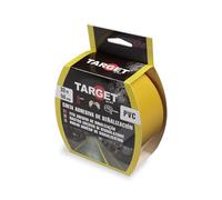 TARGET - Ruban de signalisation adhésif | Pour marquage de sols et objets, avertissement de sécurité (JAUNE, 33 M X 50 mm)