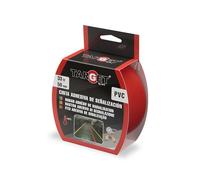 TARGET - Ruban de signalisation adhésif | Pour marquage de sols et objets, avertissement de sécurité (ROUGE, 33 M X 50 mm)