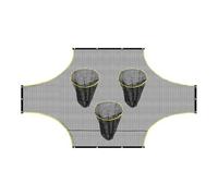 Target Soccer Goal - Pratique Field with Scoring Zones, Training Equipment, Portable Trainer | Skill Development Soccer Target for Kids Adults Team Play, Accuracy Coaching