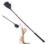 Target Stick Dog Training - Polaire de flirt portable pour les petits chiens, équipement d'exercice pour animaux de compagnie avec poignée ergonomique pour chiots, chats, chatons, jeu en plein air, mé