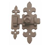Targette à pène plat - fer patiné - 680 BRICOZOR