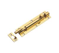 Targette cylindrique à col en laiton poli 152mm